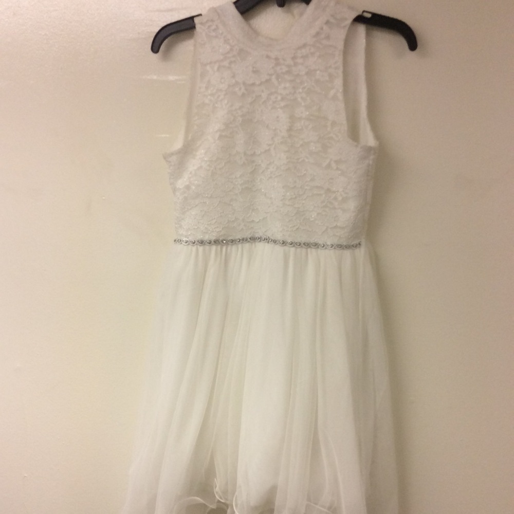Sleeveless high low dress
